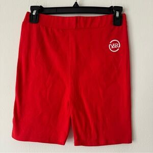 Y&R Y2K Vibe Rckless Los Angeles Red Biker Short Size S